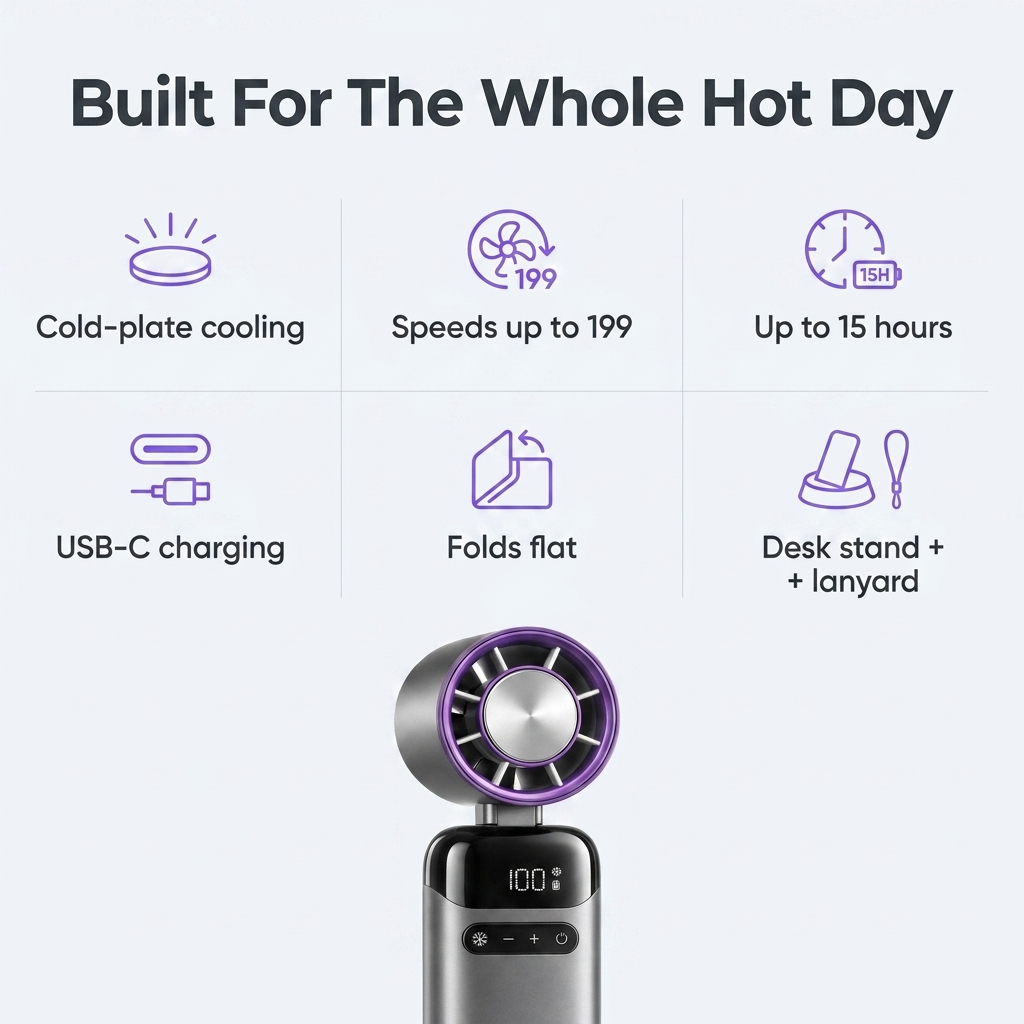 Portable Handheld Turbo Fan